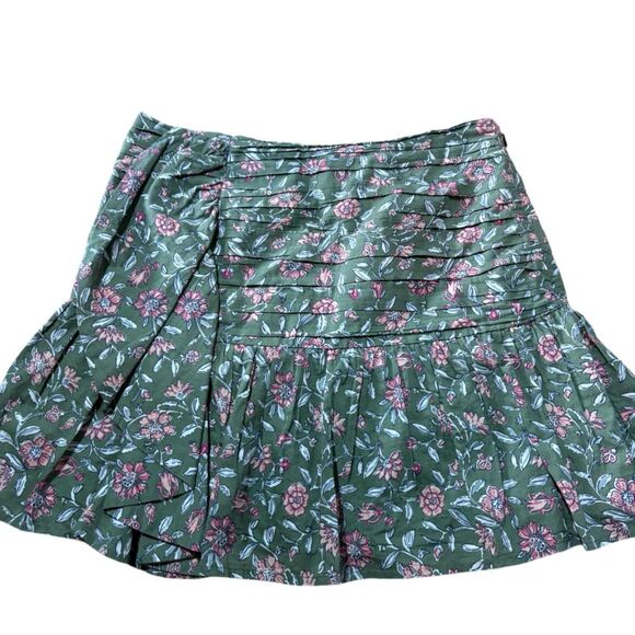 Sezane Green Floral Mini Skirt - Picture 9 of 9